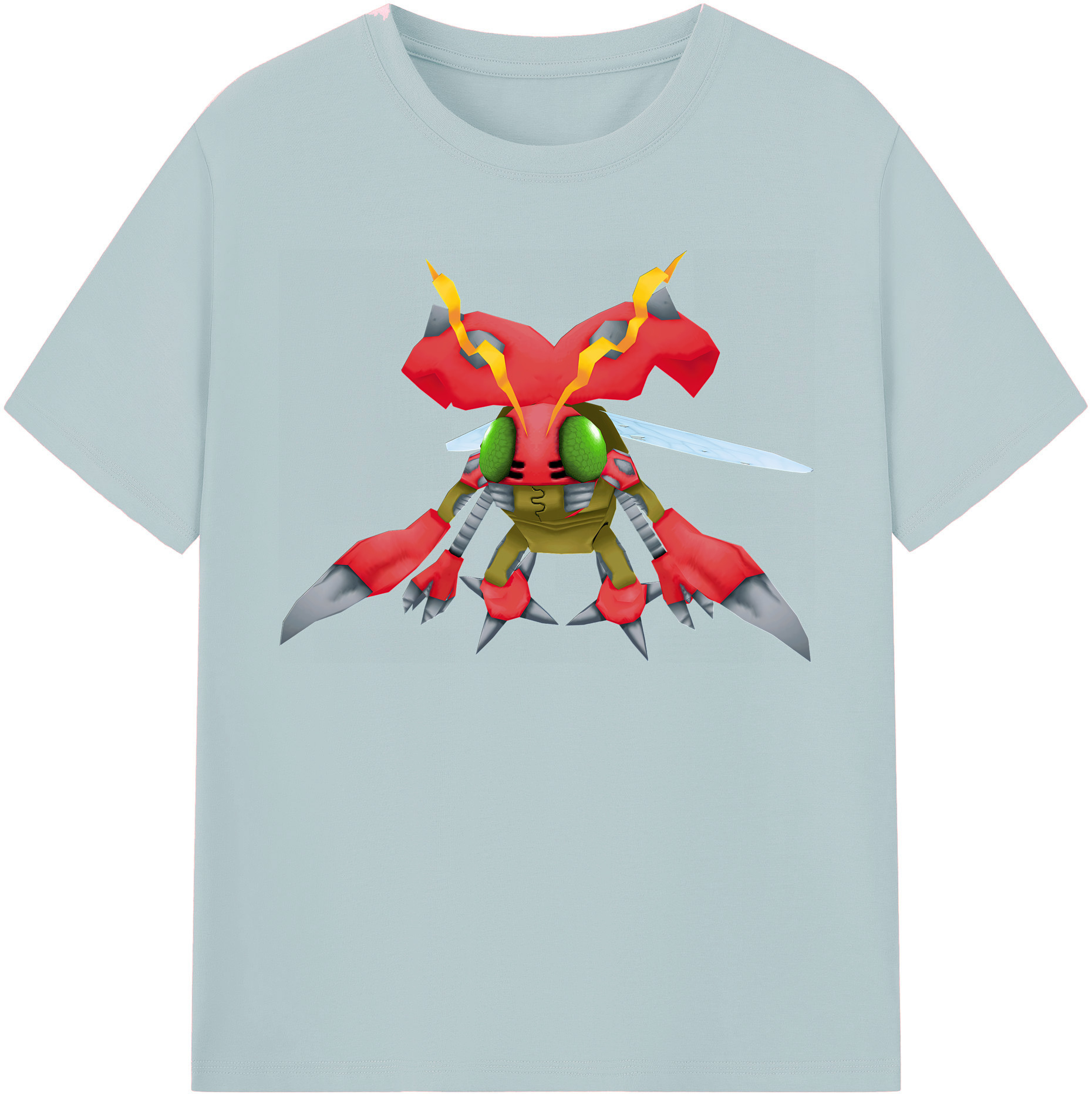 （画像用） Digimon デジタルモンスター/デジモン 綿100％半袖Tシャツ（フロントプリント）
